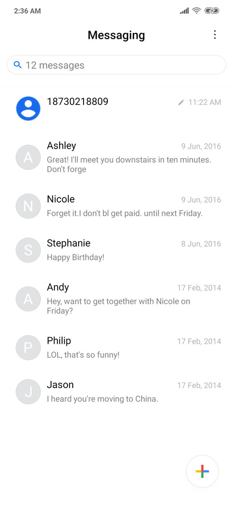 Xiomi Pie V10 screenshot