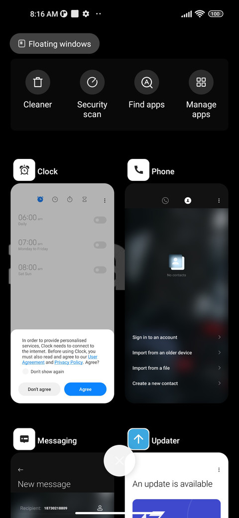 White screenshot