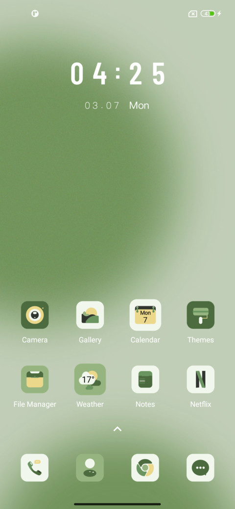 Green circle screenshot