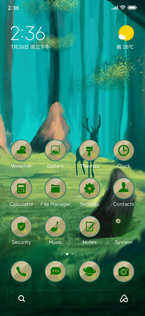 pastel deer screenshot