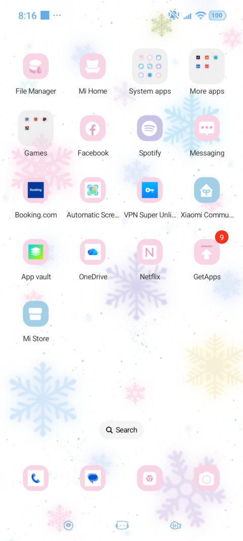 Snowflakes screenshot