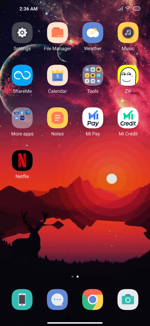 Minimal Sunset v13 screenshot