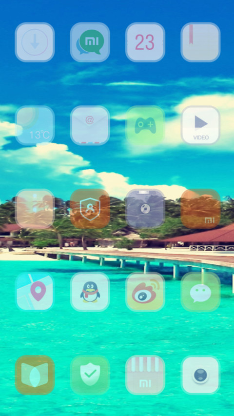 The blue sky screenshot