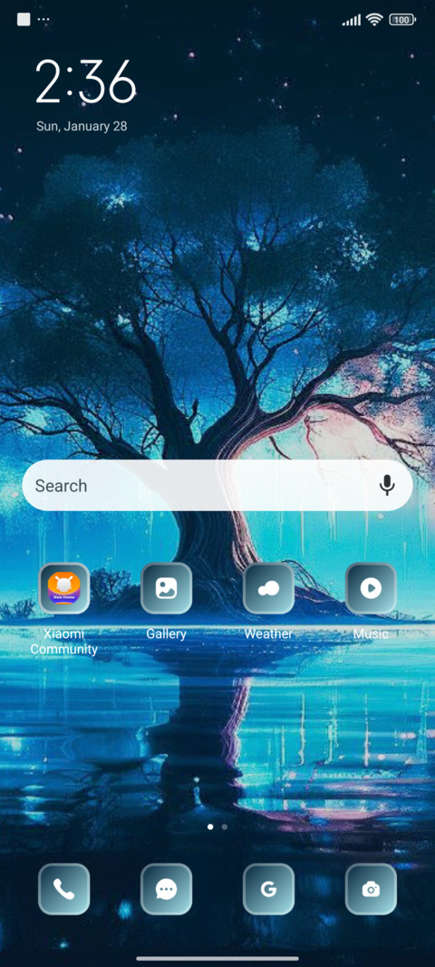 Blue Tree screenshot