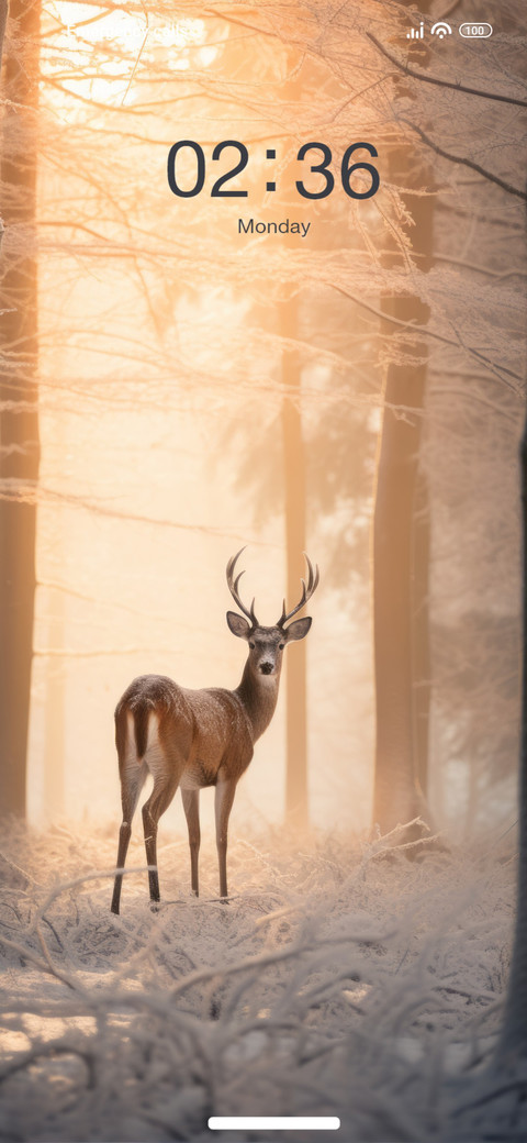Deer in Woods screenshot