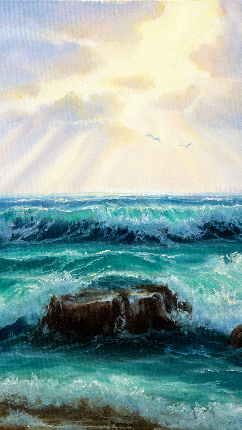 Rough Waves illustration screenshot