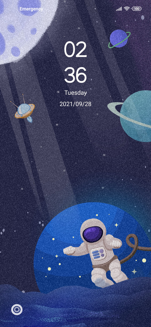 Cosmic galaxy screenshot