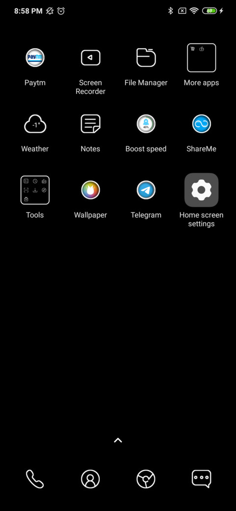 Lightning black screenshot