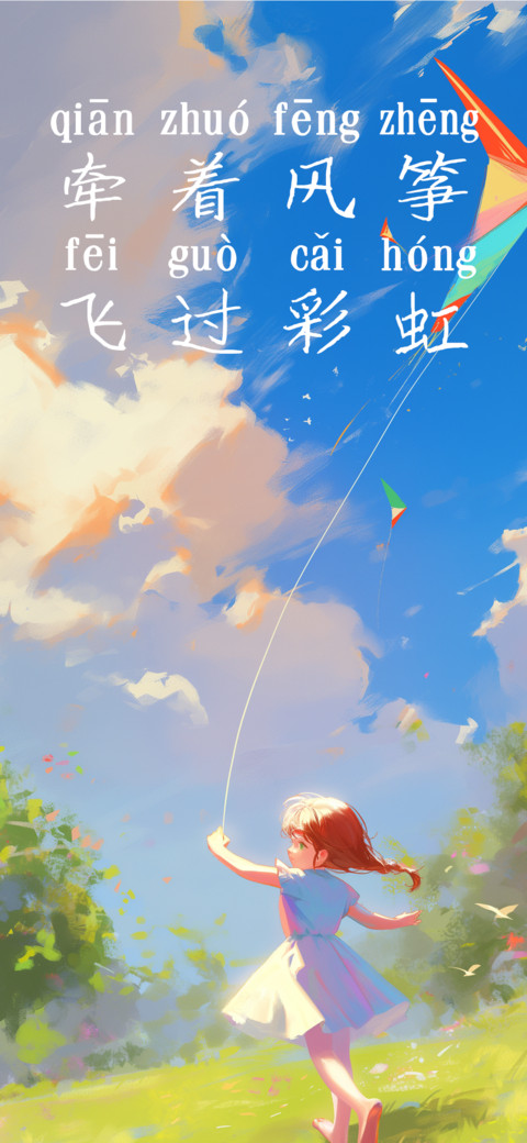 牵着风筝飞过彩虹 screenshot