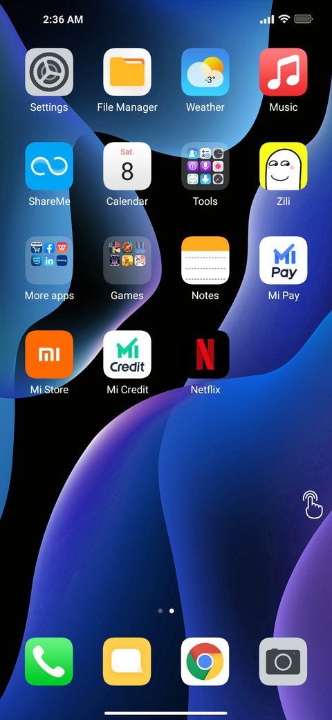 BLUE MOD screenshot