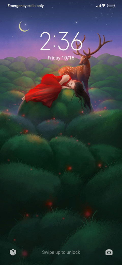 Sleeping screenshot
