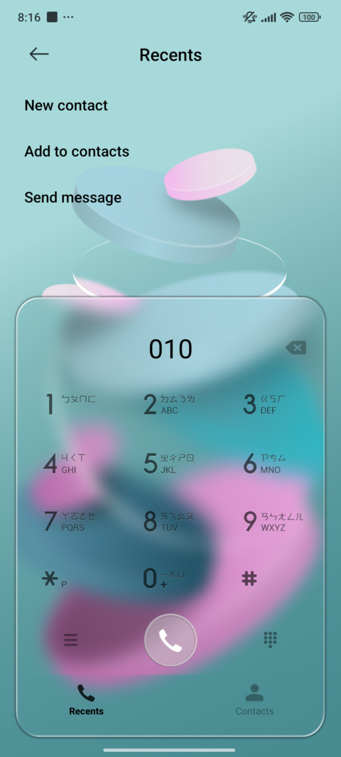 glassmorphism screenshot