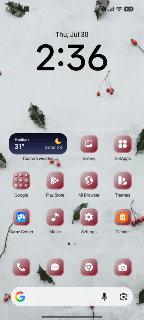 Berry Pattern screenshot