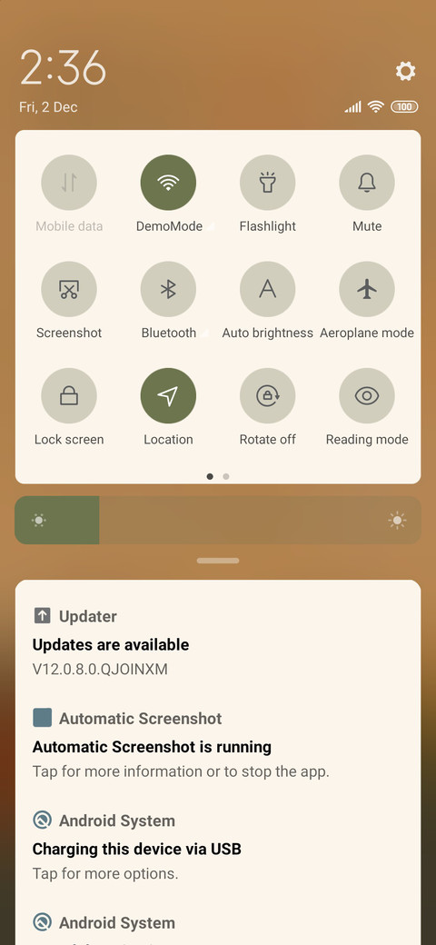 Fields in autumn screenshot
