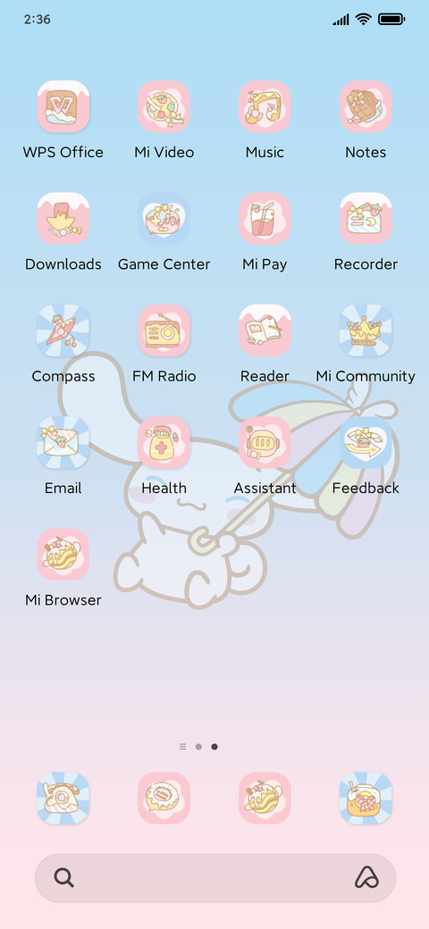 Cinnamonroll mood screenshot
