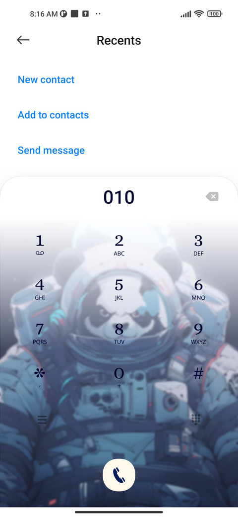 Panda astronaut screenshot