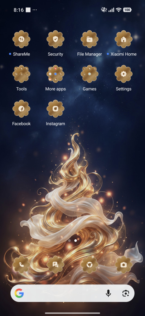 Golden Christmas screenshot