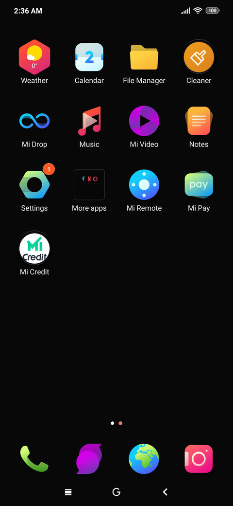 Classic UI screenshot