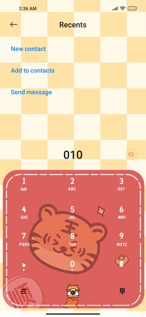 tiger chessboard screenshot