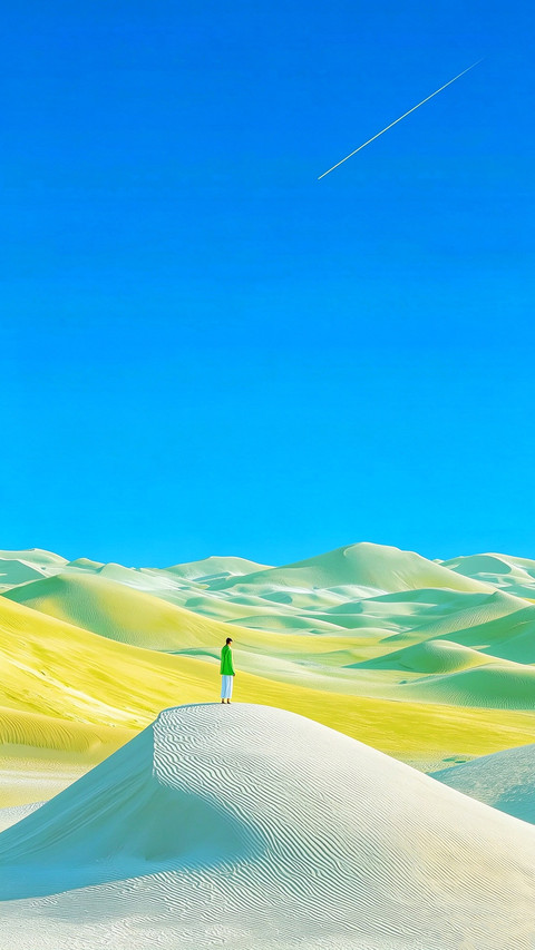 清新风景插画壁纸-锐景创意 screenshot