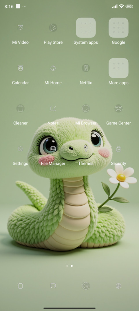 Green snake screenshot