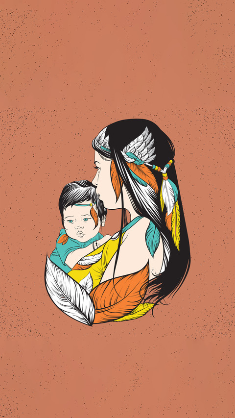 Minimalist literary illustration background screenshot