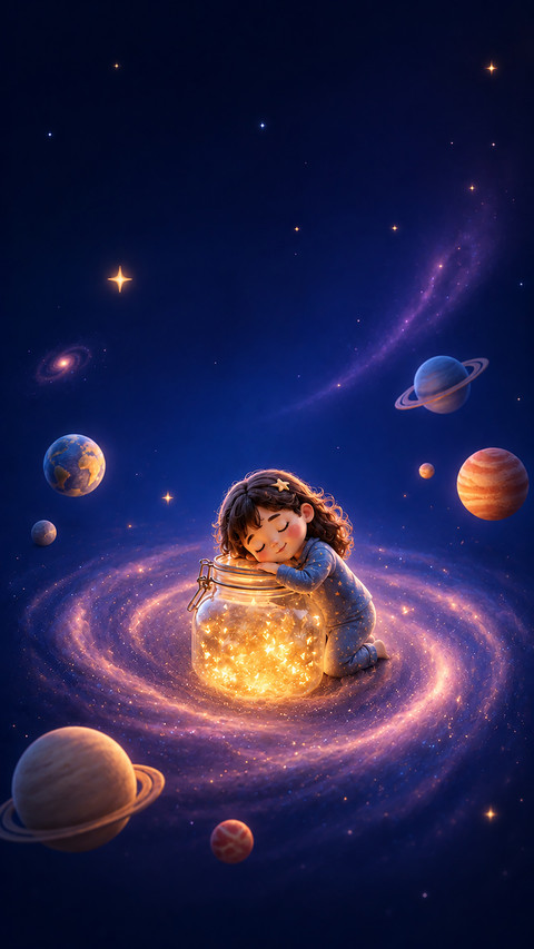 Cosmic Girl in the Galaxy screenshot