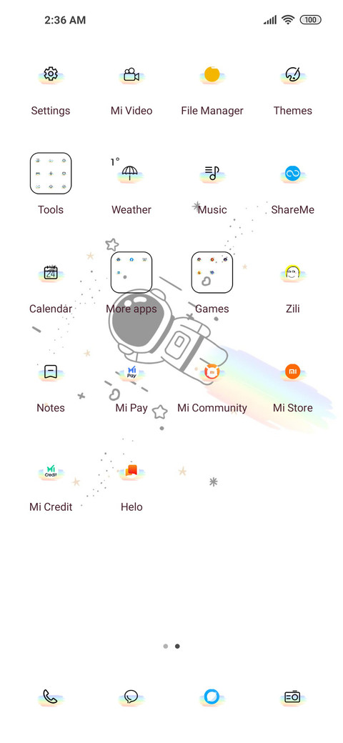 Simple astronaut screenshot