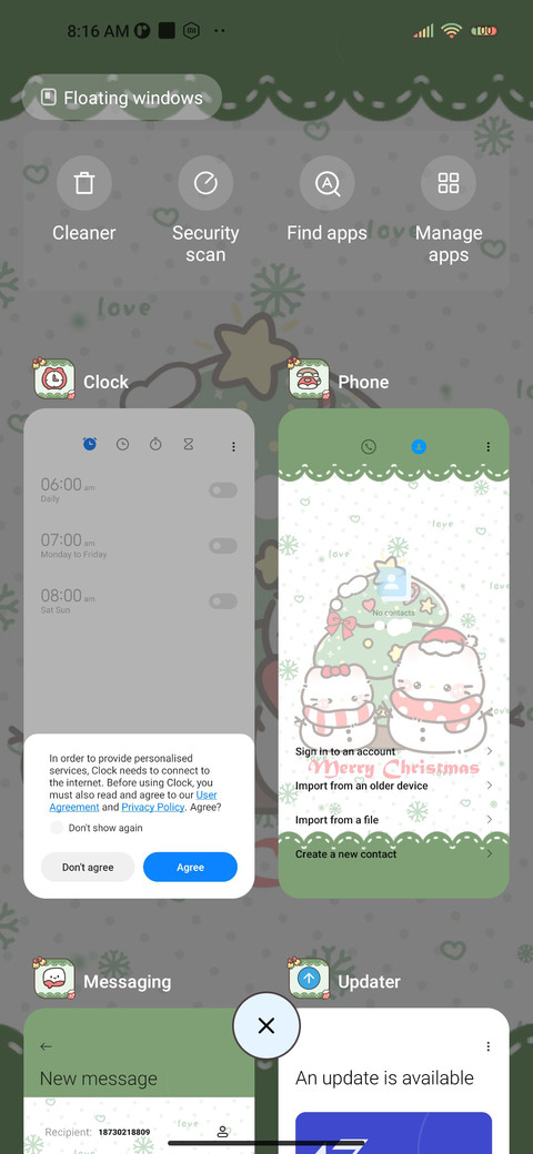Christmas with cat screenshot
