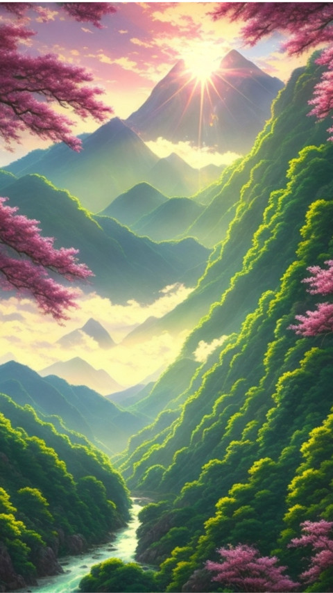 Sunrise Scenery screenshot