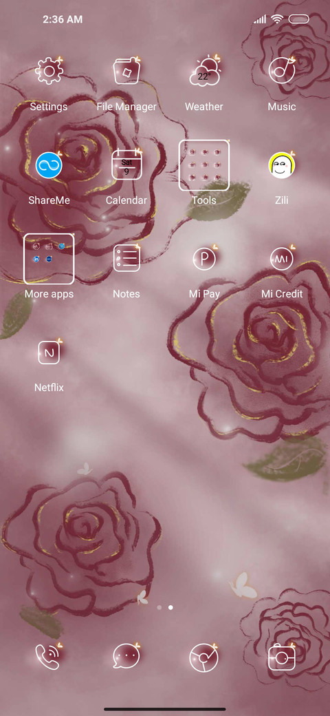 vintage rose screenshot