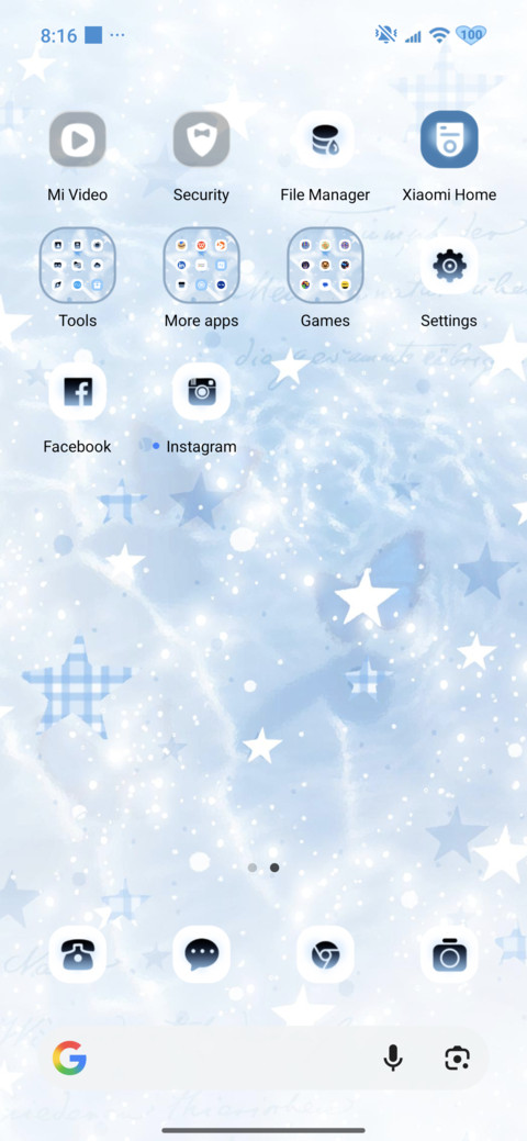 Ice Blue Star screenshot