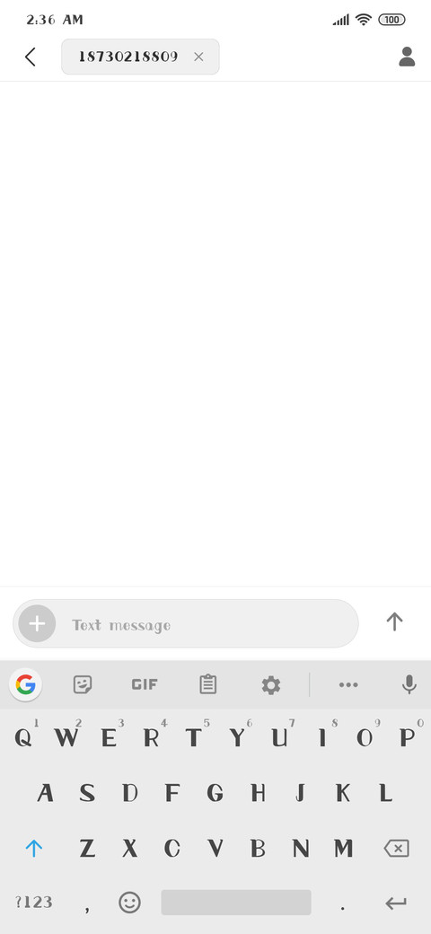 Robot Font screenshot