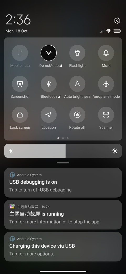 Silver clock screenshot