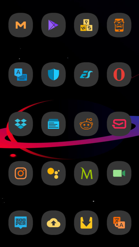 Dark Blue V10 screenshot