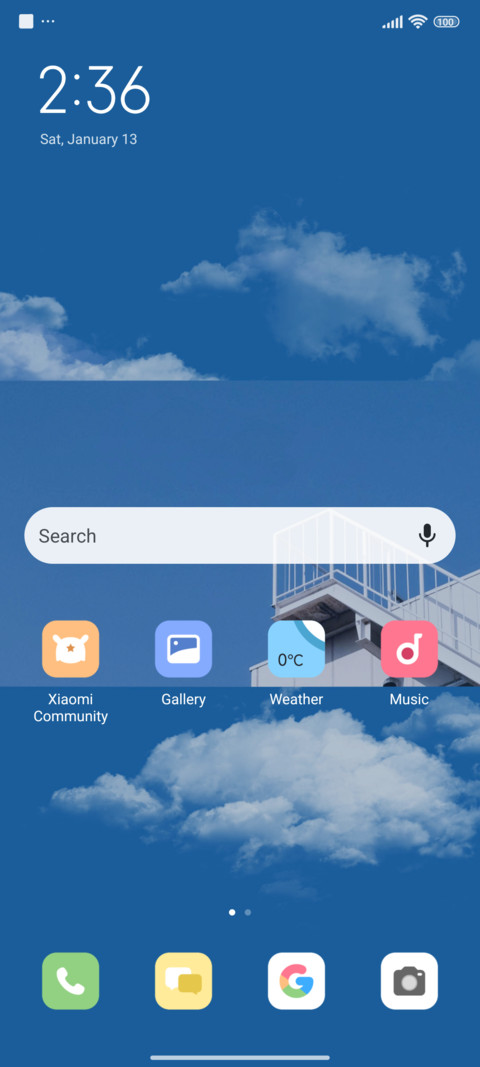 Blue Sky screenshot