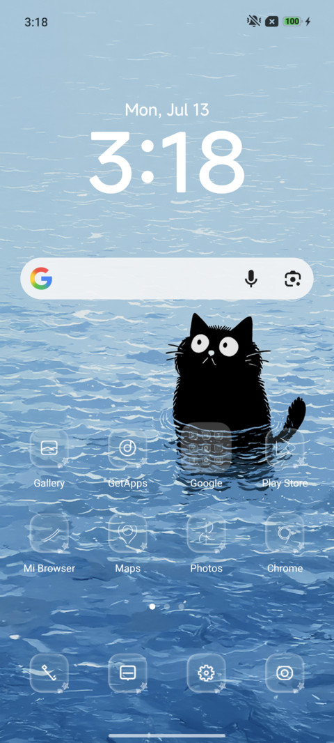 Swimming Cat screenshot