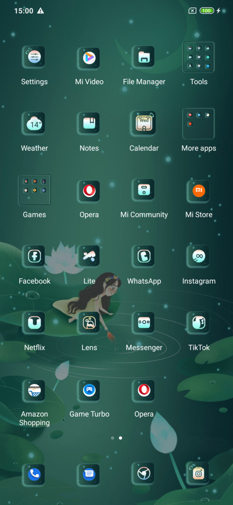 Lotus leaf girl screenshot