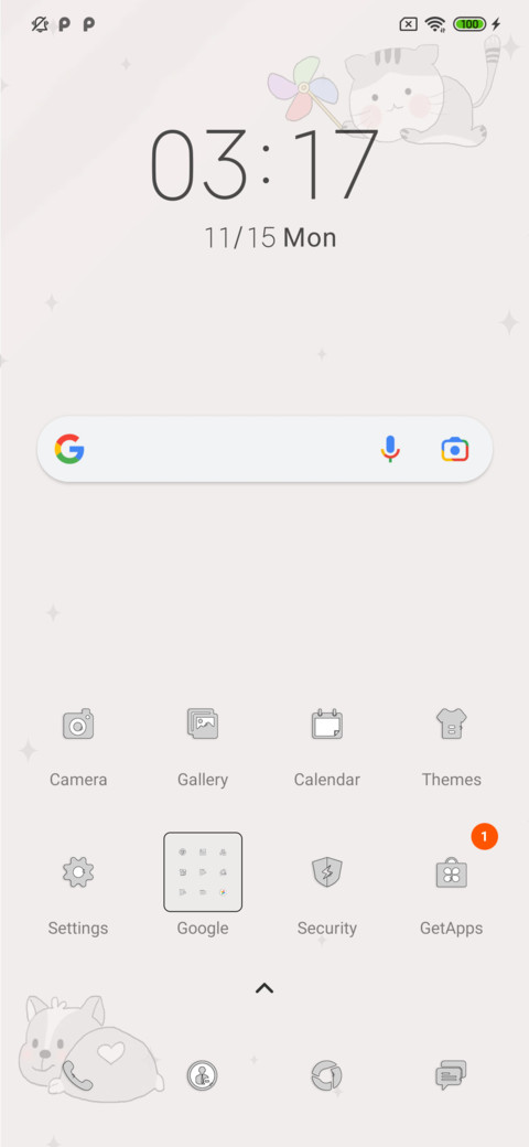 Cute cat screenshot