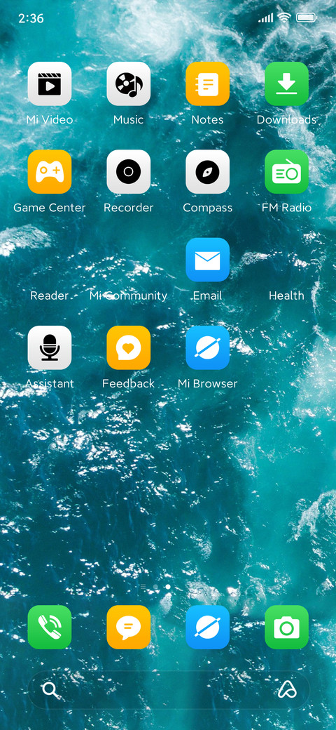 Eye protection sea screenshot