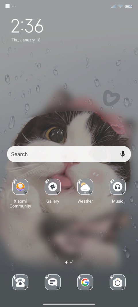 Rainy day Kitten screenshot