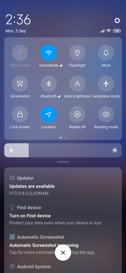On schedule screenshot