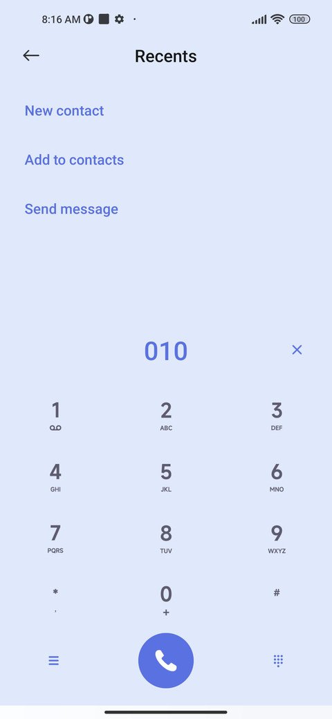 Simple gradient screenshot