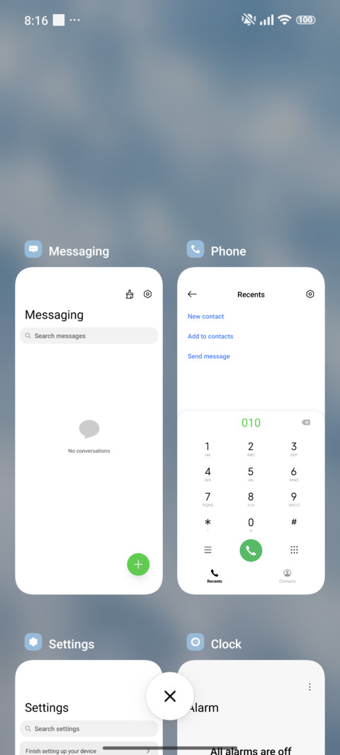 blue screenshot