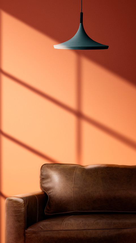 Retro living room interior design screenshot