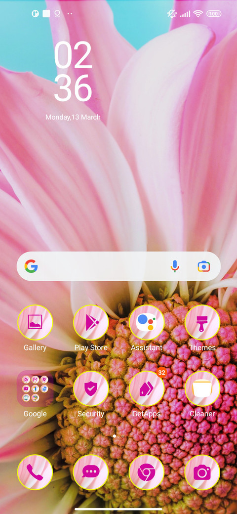 daisy pink screenshot