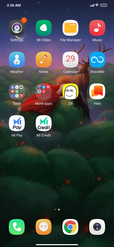 Sleeping screenshot