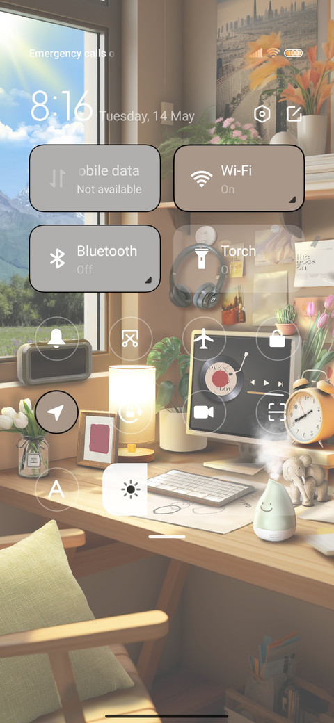 Weather sensing screenshot