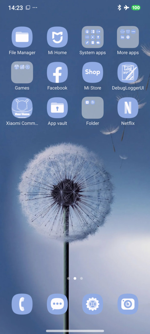 VK Blue Bloom screenshot