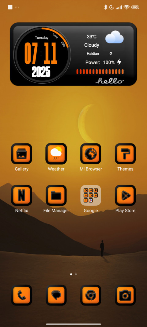 Sunset screenshot